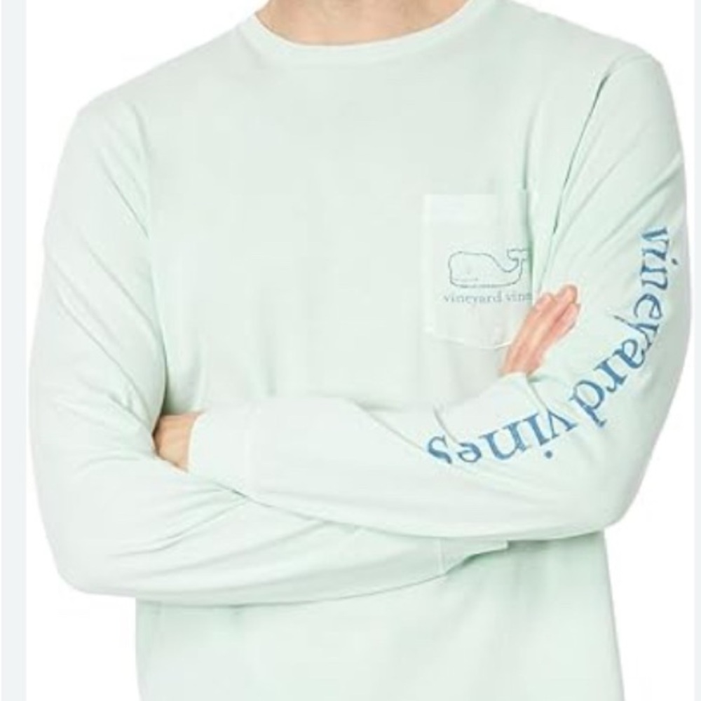 Vineyard Vines Green Long Sleeve Tee